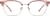 Front view of Browline Glasses 7815919 in Pink thumbnail
