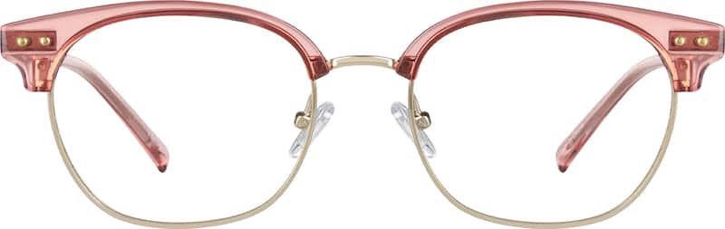 Pink Browline Glasses