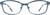 Front view of Rectangle Glasses 7816116 in Slate thumbnail
