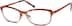 Rectangle Glasses 7816142 in Orange