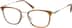 Square Glasses 7816315 in Brown