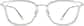 Front view of Square Glasses 7816323 in Clear thumbnail