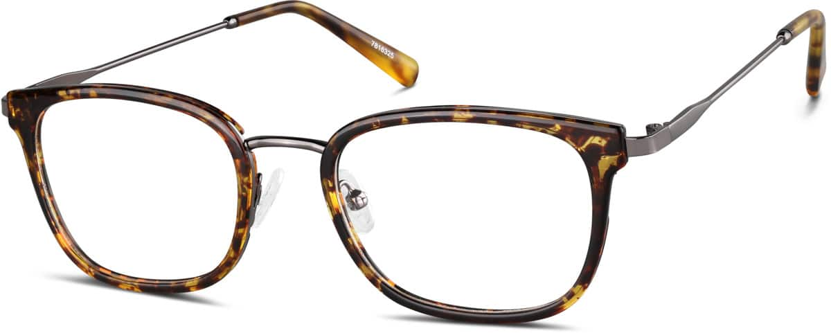 Angle view of Square Glasses 7816325 in Tortoiseshell