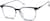 Angle view of Square Glasses 7816816 in Blue thumbnail