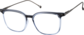 Angle view of Square Glasses 7816816 in Blue thumbnail