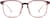 Front view of Square Glasses 7816818 in Cranberry thumbnail