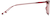 Side view of Square Glasses 7816818 in Cranberry thumbnail