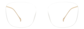 Front view of Square Glasses 7816823 in Translucent thumbnail