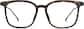 Front view of Square Glasses 7816825 in Tortoiseshell thumbnail