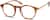 Angle view of Round Glasses 7817039 in Caramel thumbnail