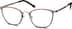 Rectangle Glasses 7817418 in Red