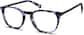 Angle view of Square Glasses 7817639 in Purple thumbnail