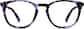 Front view of Square Glasses 7817639 in Purple thumbnail