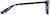 Side view of Square Glasses 7817639 in Purple thumbnail