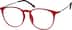 Round Glasses 7817818 in Red