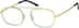 Rectangle Glasses 7818139 in Chartreuse