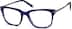 Square Glasses 7818216 in Midnight