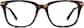 Front view of Square Glasses 7818225 in Tortoiseshell thumbnail