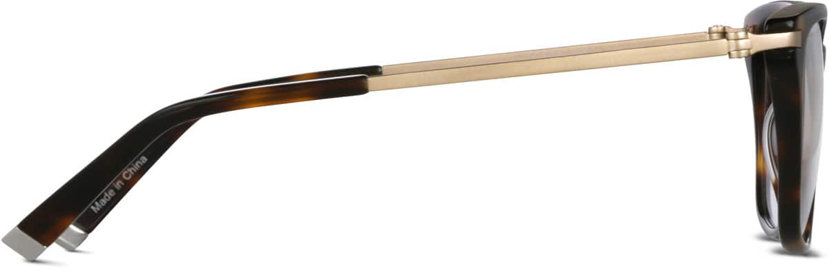 Side view of Square Glasses 7818225 in Tortoiseshell