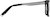 Side view of Square Glasses 7818321 in Black thumbnail