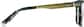 Side view of Square Glasses 7818324 in Green Tortoiseshell thumbnail