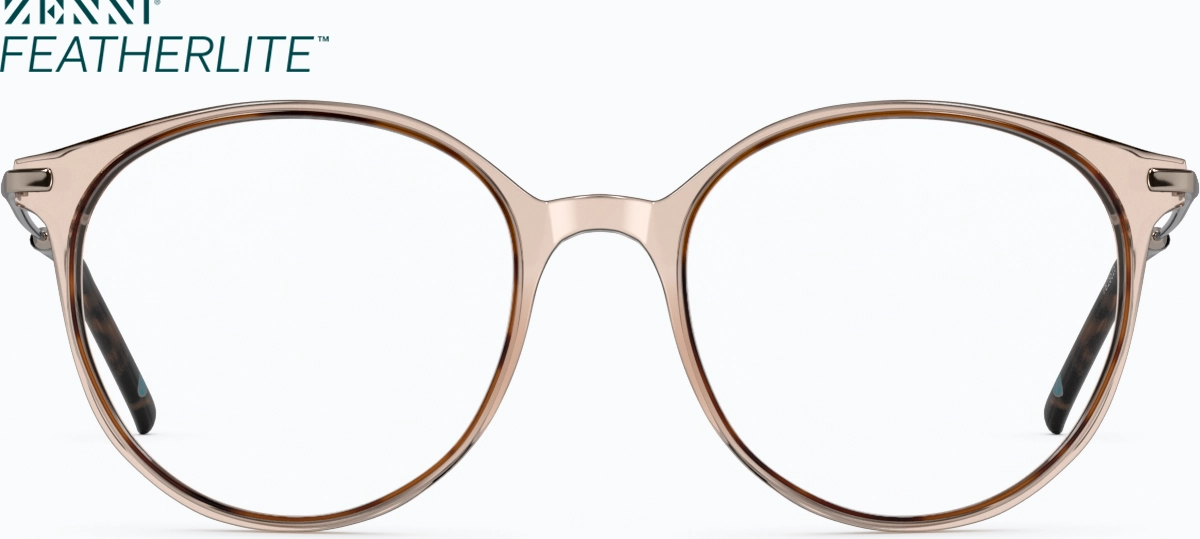Front view of Round Glasses 7818615 in Buff thumbnail