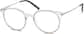 Angle view of Round Glasses 7818623 in Clear thumbnail