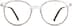 Round Glasses 7818623 in Clear