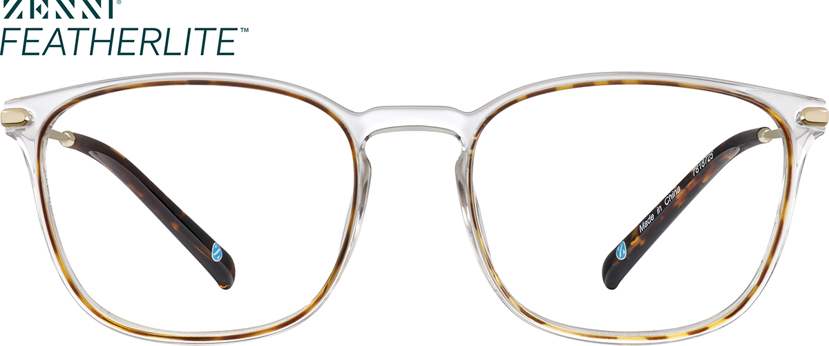 Classic Tortoiseshell Square Glasses