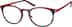 Round Glasses 7818818 in Red
