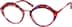 Lip-Shaped Glasses 7818918 in Ruby