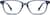 Front view of Square Glasses 7819016 in Dusk thumbnail
