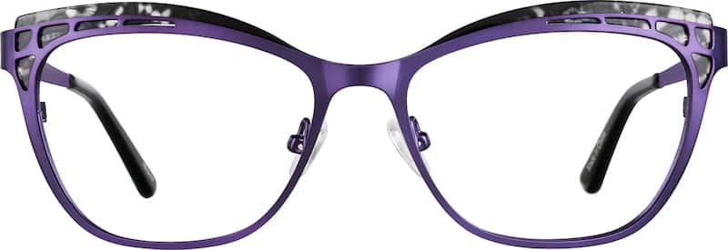 Purple Square Glasses