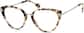 Angle view of Cat-Eye Glasses 7819635 in Ivory Tortoiseshell thumbnail