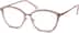Square Glasses 7819719 in Dusty Pink