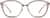 Front view of Square Glasses 7819719 in Dusty Pink thumbnail