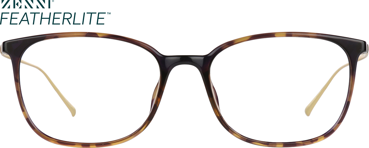 Tortoiseshell Rectangle Glasses