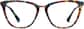 Front view of Square Glasses 7820416 in Tortoiseshell thumbnail