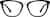 Front view of Square Glasses 7820421 in Black thumbnail