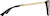 Side view of Square Glasses 7820421 in Black thumbnail