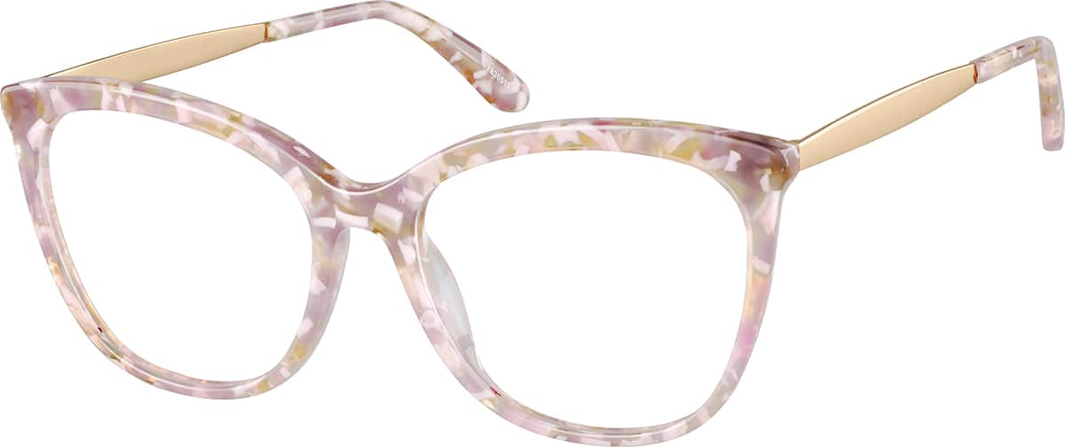 Cream Square Glasses #7820533 | Zenni Optical
