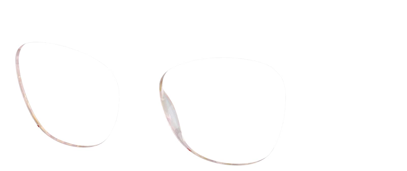 Cream Square Glasses #7820533 | Zenni Optical