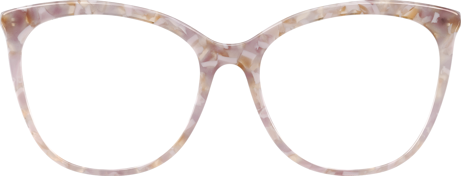 Cream Square Glasses #7820533 | Zenni Optical