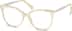 Square Glasses 7820533 in Cream