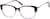 Angle view of Rectangle Glasses 7820617 in Purple thumbnail