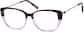 Angle view of Rectangle Glasses 7820617 in Purple thumbnail