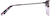 Side view of Rectangle Glasses 7820617 in Purple thumbnail