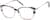 Angle view of Rectangle Glasses 7820619 in Charcoal thumbnail