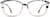 Front view of Rectangle Glasses 7820619 in Charcoal thumbnail