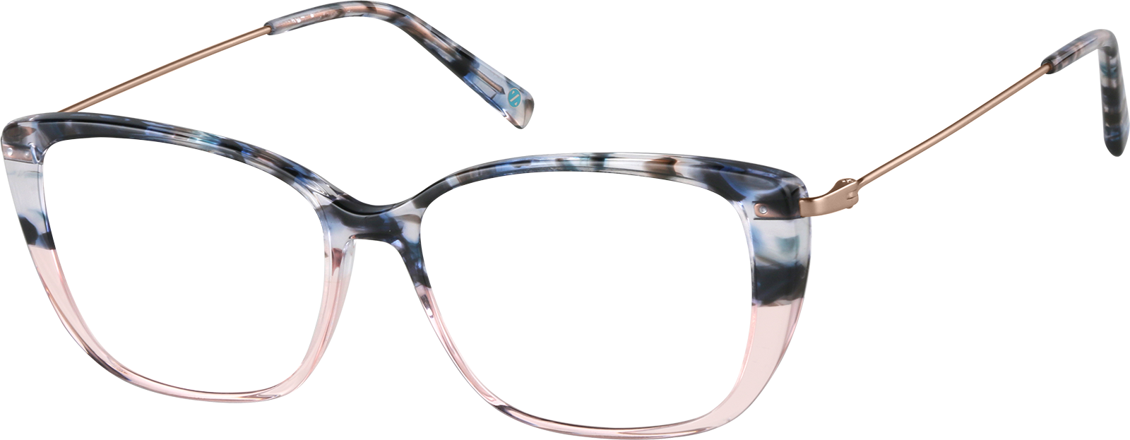 Purple Rectangle Glasses #7820617 | Zenni Optical